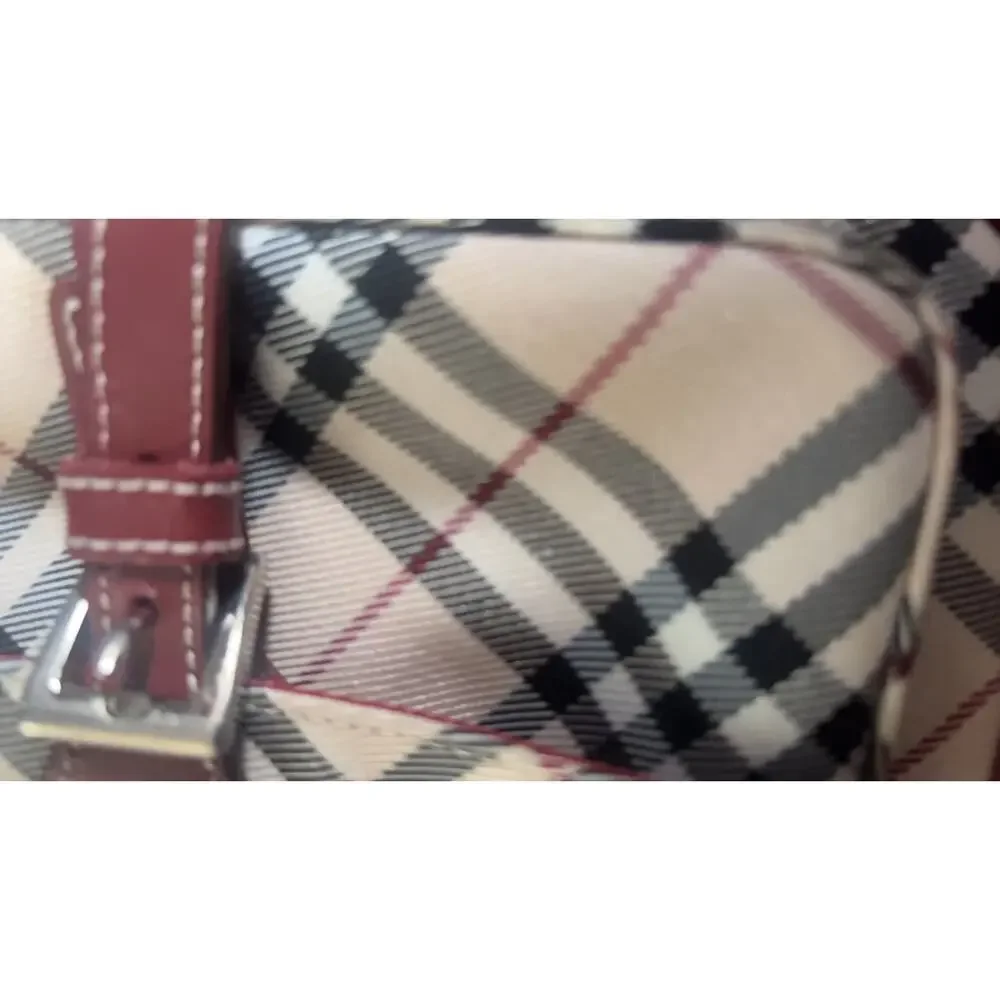 Burberry Blue Label Checkered Crossbody Bag